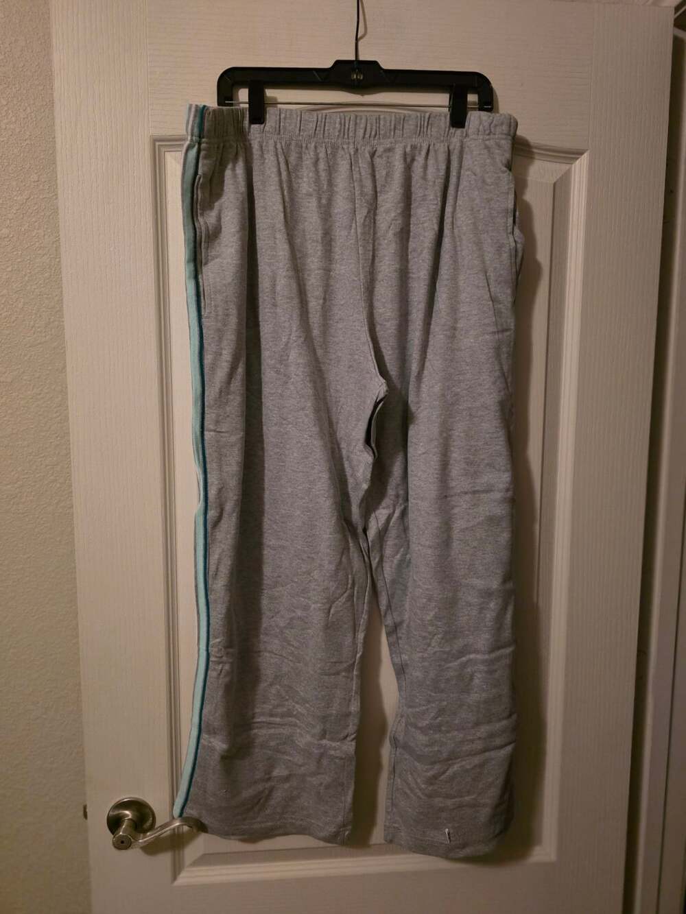 Woman Within Gray Side Stripe Comfortable Sweatpants Size 1X
